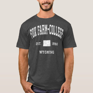 ファーファームカレッジワイオミングWyヴィンテージスポーツ Tシャツ