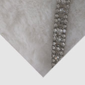 ファーフェイクとダイヤモンドのティッシュペーパー 薄葉紙 (詳細)