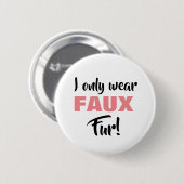 ファーフェイクボタン 缶バッジ (正面&裏面)