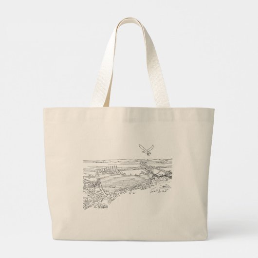 ファーベイシクラックスコットランドトートバッグ ラージトートバッグ (裏面)