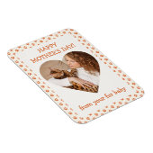 ファーベビーペット写真から母の幸せ日 マグネット (右側)