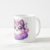 ファーベビー最初に常にかわいいペットラバーギフトをマグカップ コーヒーマグカップ (正面右)
