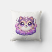 ファーベビー最初に常に枕かわいいペットラバーデコ クッション (正面)