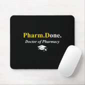 ファーマシー終了。 薬学博士(PharmD)終了 マウスパッド (マウス)