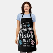 ファーママからベビーママエスト2025犬猫ママ エプロン (着用した状態)