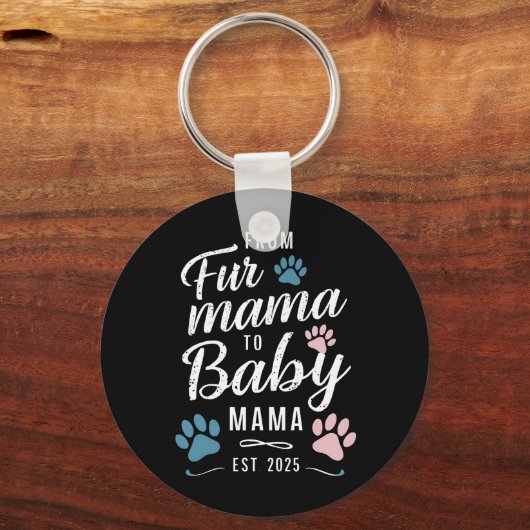 ファーママからベビーママエスト2025犬猫ママ キーホルダー (正面)