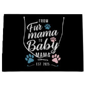 ファーママからベビーママエスト2025犬猫ママ ラージペーパーバッグ (正面)