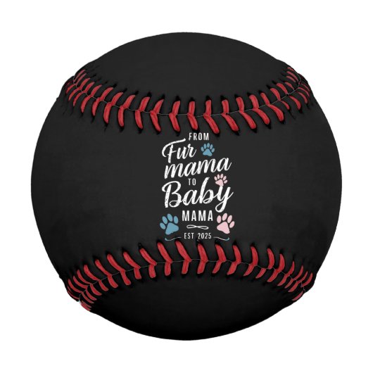 ファーママからベビーママエスト2025犬猫ママ 野球ボール (正面)