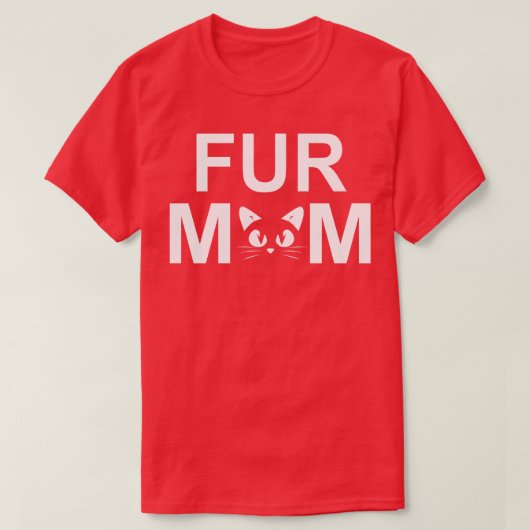 ファーママウィスカーと猫鼻キャットペアレント Tシャツ (デザイン正面)