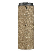 ファーママキャットドッグ金ゴールドグリッター タンブラー (裏面)