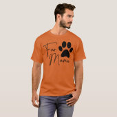ファーママドッグママ犬のオーナーファミリーボーイ Tシャツ (正面フル)