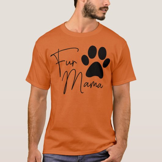 ファーママドッグママ犬のオーナーファミリーボーイ Tシャツ (正面)