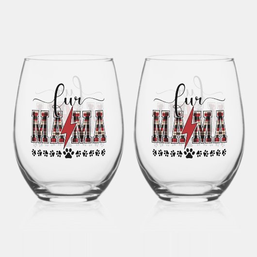 ファーママプレイド ステムなしワイングラス (正面)