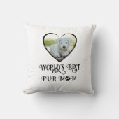 ファーママ犬の写真 クッション (正面)