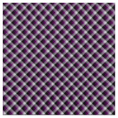 ファーマン大学タータンチェック ファブリック (クローズアップ)