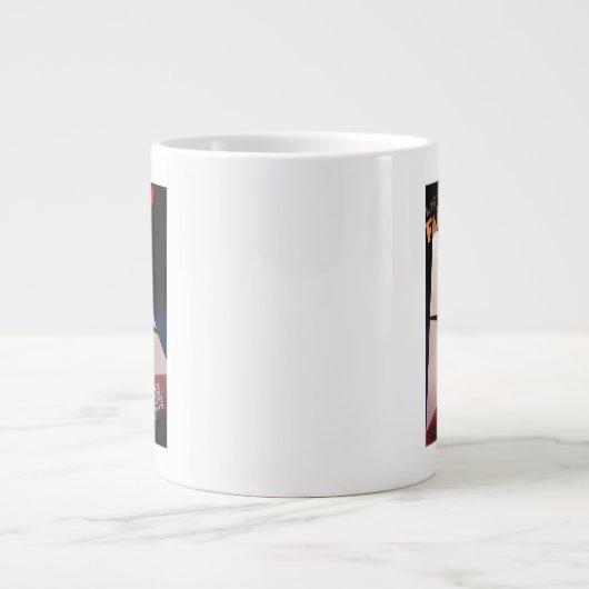 ファーマン航空ファーマン300モノプレーンプロモポスト ジャンボコーヒーマグカップ (正面)