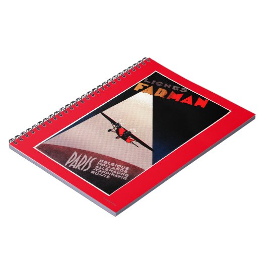 ファーマン航空ファーマン300モノプレーンプロモポスト ノートブック (左側)