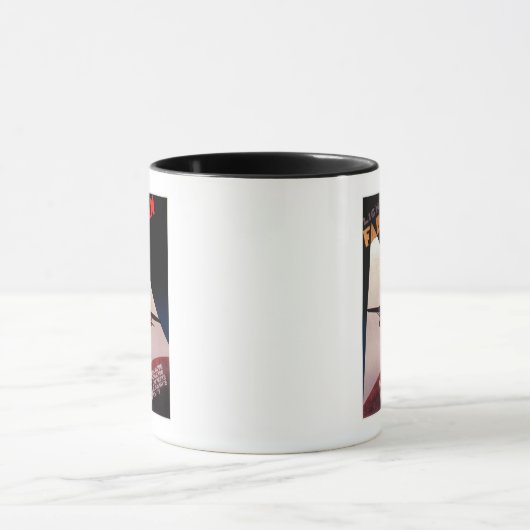 ファーマン航空ファーマン300モノプレーンプロモポスト マグカップ (中央)