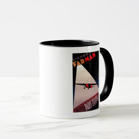 ファーマン航空ファーマン300モノプレーンプロモポスト マグカップ (正面右)