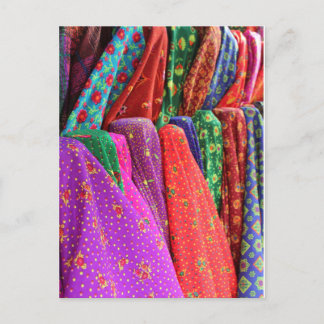 ファーマーケットでの一日 ポストカード