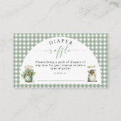 ファーマーズマーケットおむつラッフル挿入要求ベグ エンクロージャーカード (正面)