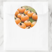 ファーマーズマーケットで売るカボチャ ラウンドシール (バッグ)