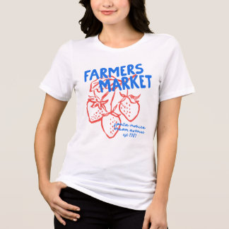 ファーマーズマーケットのイチゴ トライブレンドTシャツ