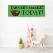ファーマーズマーケットのカスタマイズ可能な野菜旗の印 横断幕 (インサイチュ)