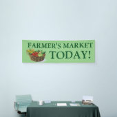 ファーマーズマーケットのカスタマイズ可能な野菜旗の印 横断幕 (トレードショー)