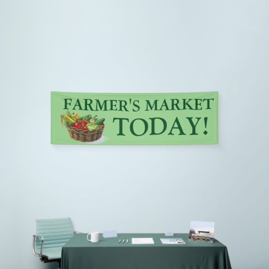 ファーマーズマーケットのカスタマイズ可能な野菜旗の印 横断幕 (トレードショー)