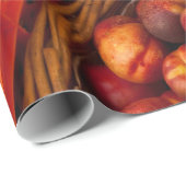 ファーマーズマーケットのフルーツ立場 ラッピングペーパー (ロールコーナー)