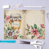 ファーマーズマーケットの蜂蜜とフローラの分離 薄葉紙 (クラフト)