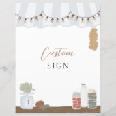 ファーマーズマーケットカスタムパーティー標識 (正面)