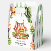 ファーマーズマーケットカスタムベビーシャワー フェイバーボックス (オープン)