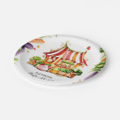 ファーマーズマーケットカスタムベビーシャワー ペーパープレート (アングル)