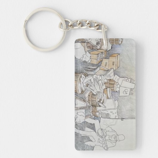 ファーマーズマーケットキーチェーン キーホルダー (正面)