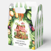 ファーマーズマーケットシンプルベビーシャワー フェイバーボックス (オープン)