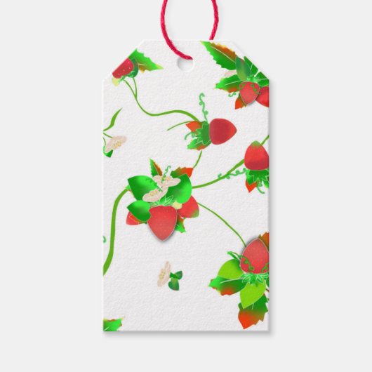 ファーマーズマーケットストロベリーギフトラベル ギフトタグ (正面)