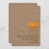ファーマーズマーケットテーマウェディング招待 |カボチャ 招待状 (正面/裏面)
