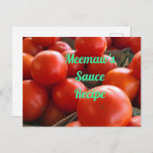 ファーマーズマーケットトマト ポストカード (正面/裏面)