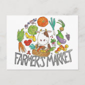 ファーマーズマーケットハガキbyニコールジャネス ポストカード (正面)