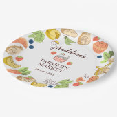 ファーマーズマーケットパーティーファームフレッシュプロデュース ペーパープレート (アングル)