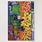 ファーマーズマーケットピッキング – 20x30 - 1014個。 ジグソーパズル (縦)