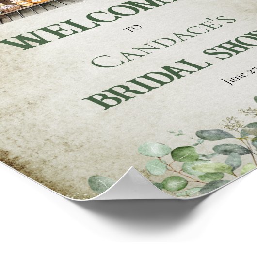 ファーマーズマーケットファームスタンドウェルカムブライダルシャワー ポスター (角)