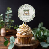 ファーマーズマーケットファームスタンドウェルカムブライダルシャワー ラウンドシール