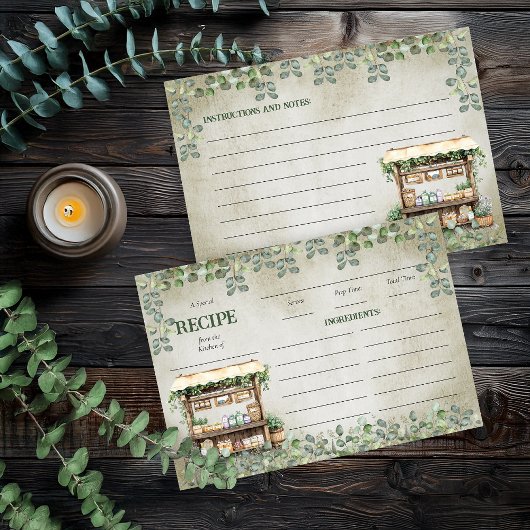 ファーマーズマーケットファームスタンドレシピカード