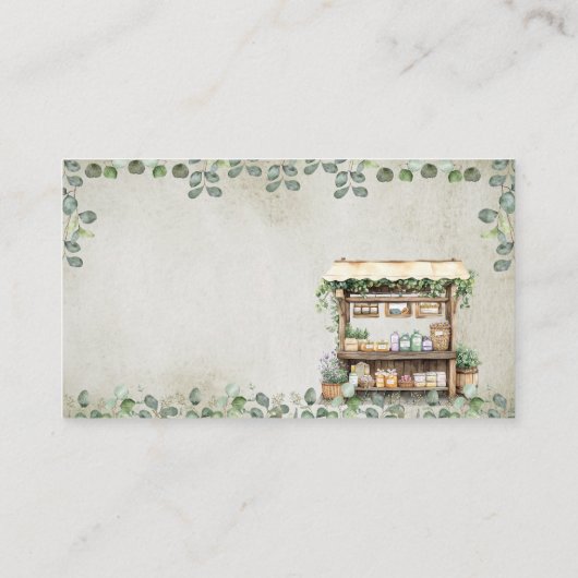 ファーマーズマーケットファームスタンド呼び出しレシピの挿入 エンクロージャーカード (裏面)