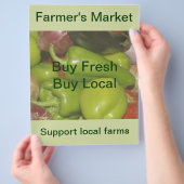 ファーマーズマーケットフライヤー チラシ (手)