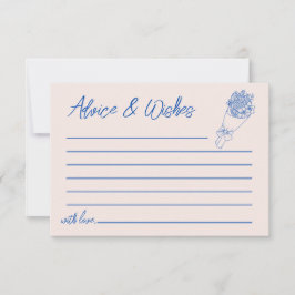 ファーマーズマーケットフラワーブーケアドバイス&ウィッシュ ノートカード