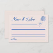 ファーマーズマーケットフラワーブーケアドバイス&ウィッシュ ノートカード (正面/裏面)